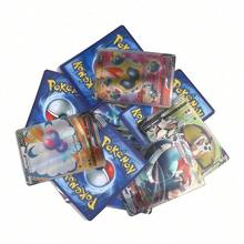 300 piezas/200 piezas Colección de cartas de intercambio Pokémon, regalos para fiestas, cartas coleccionables de batalla de Pikachu - Multicolor - Ver 5