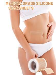 Miếng dán trị sẹo bằng silicon y tế có thể tái sử dụng, phù hợp với mọi loại sẹo - Vô hình, mềm mại, cũng có thể dùng làm miếng dán trị phồng rộp gót chân. - Nhiều màu - Xem 4