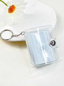 0.5 Inch Mini DIY Photo Album With Keychain, Minimalist & Fashionable Student Backpack Insert Album, Document & Photo Storage, Card Holder Album, Back To School Supplies, Cute Stationery, Campus Style, Stationery, Back To School - Ideal For Couples & Best Friends - Perfect Valentine's Day Gift - Multicolor - View 17