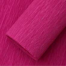 1卷加厚加长花艺皱纹纸，彩色加厚整卷皱纹纸，10根绿色花艺铁丝，适用于制作花朵、折纸和派对装饰，婚礼和派对手工花束材料 - 工艺用品 - 彩色 - 查看 22