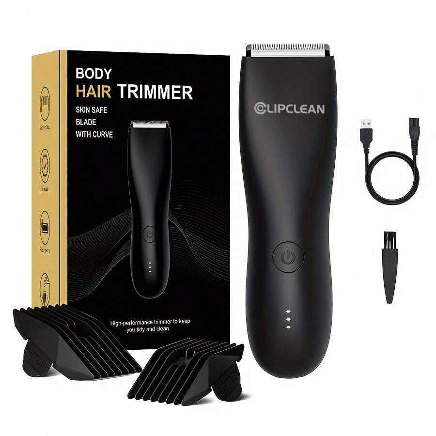 Recortadora inalámbrica para el vello íntimo y corporal de hombres Clipclean