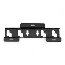 Soporte de Pared Negro para Dispositivos de 14-42 Pulgadas, Grosor 24mm, Dimensiones 240*77mm, Instalación Fácil con Estructura de Solapa, Ideal para Sala y Oficina - Negro - Ver 1