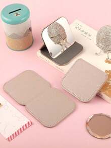 1 PC DIY Stainless Steel Table Makeup Mirror Perfect Gift For Wedding Party Birthday Valentine's Day Graduation And Mother's Day To My Friend Great Quality Compact Size For On-The-Go Beauty, Compact Vanity Mirror, Pocket Mirror, Small Mirror, Living Room Home Bedroom Bathroom House Decor, Travel Stuff, Wedding, Party, Birthday, Gifts For Men Mom Dad Best Friends Teacher, New Years, Accessories, Funny Gift, Makeup, Room Decor, Vanity, Makeup Accessories, Mirror, Vanity Mirror, Mini Mirror, Hand Mirror,Cheap,Stocking Stuffers,Makeup,Makeup Tools,Cheap Stuff,Gifts,Gifts For Women,Christmas Gifts - 彩色 - 查看 10