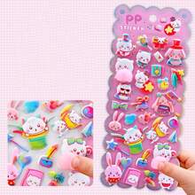 Cute Farting Peach Stickers, Decorative Stickers For Stress Relief, DIY Stationery Stickers - 彩色 - 查看 7
