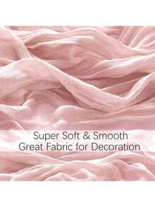 Solid Color Table Runner, Minimalist Polyester Tablecloth Decor, Suitable For Dining Table - Retro Pink - View 2