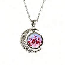 1件 K-POP 女巫狩猎项链，动漫吊坠，时间宝石毛衣链饰品 - 彩色 - 查看 6