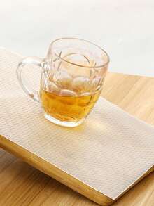 1卷透明白色货架垫，防滑橱柜垫，透明不粘抽屉垫，EVA防水冰箱垫，易裁剪橱柜垫，防水、防尘、防油，适用于货架、桌面、橱柜、厨房等。 - 白色 - 查看 6