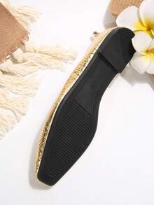 Women's Slip-On Flat Shoes, Minimalist & Elegant Design Suitable For Daily Wear, Work, Casual Outings, Parties, Commuting, And Business - Gold - View 6