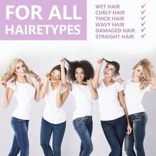Breathable And Smooth Hair Brush, Suitable For Wet/Dry/Curly/Thick/Long/Damaged Hair. Available In Black, Pink, And Purple. - Màu tím - Xem 8