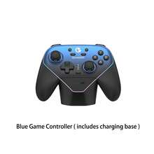 GAMESIR Superstar 无线控制器，蓝牙 2.4G 双模，兼容 Switch、PC、Steam，霍尔效应摇杆，机械按键，六轴精准体感控制，1000Hz 电竞级轮询率，针对动作游戏优化，蓝色 + 充电底座 - 藍色+充電底座 - 查看 12