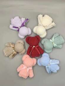 This Adorable Candy-Colored Rabbit-Shaped Soft Towel Set Includes A Small Rabbit-Shaped Hand Towel (19.69 Inches * 9.84 Inches When Unfolded), Suitable As A Wedding Gift, Mother's Day Gift, Father's Day Gift, Birthday Gift, Graduation Gift, Thanksgiving Gift, Christmas Gift, And More. - Multicolor - View 10