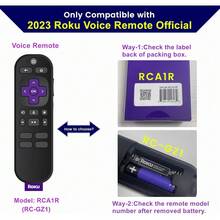 Glow Green Remote Cover Replacement For Roku Voice Remote (Official) Controller RCA1R, RC-GZ1 - Glowing In The Dark - Silicone Case With Lanyard For Roku Players, Audio And TV - 粉色 - 查看 4