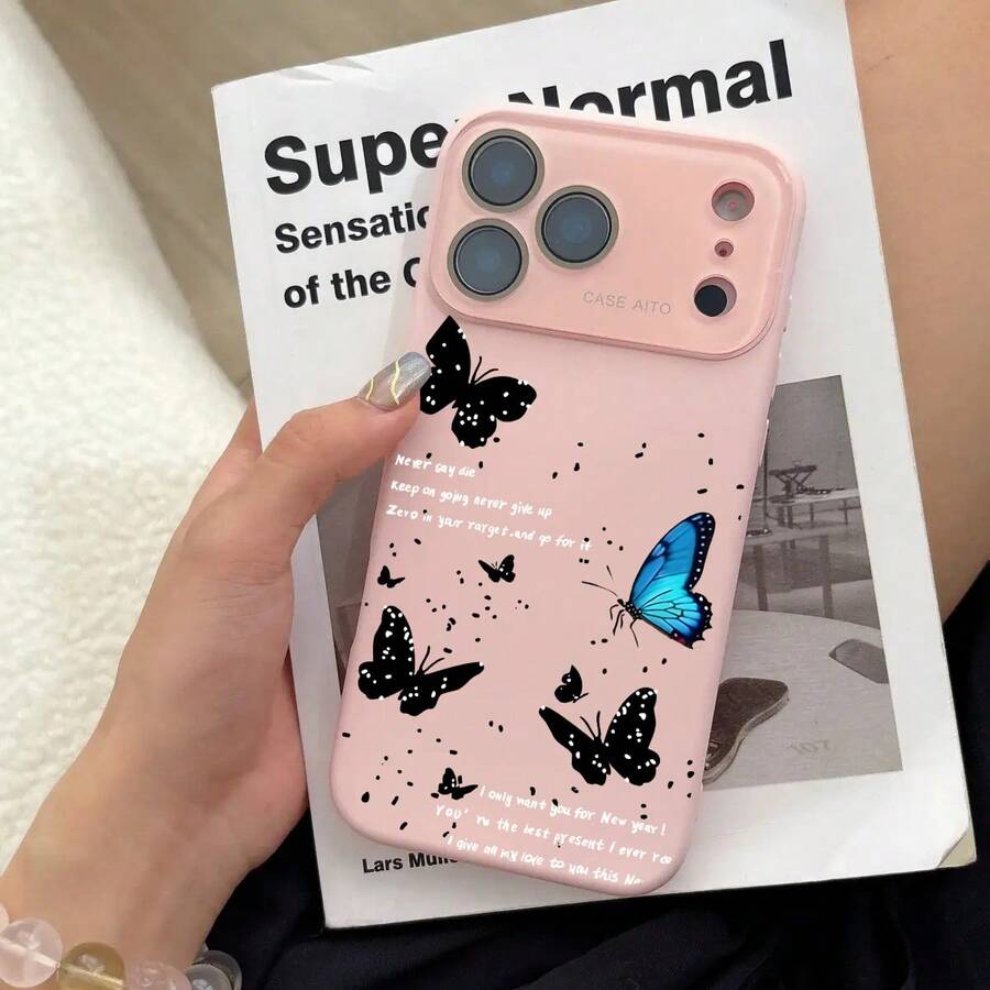 苹果phonecase透底867JPDSCFYTiphone15Pro圣诞礼物iPhone13新年礼物14男女朋友IPhone17Pro生日礼物防摔 - 粉色 - チェックする 1