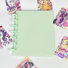 1pc Transparent Photo Card Album, DIY, Minimalist Elegant Home Photo Album, 3-3.5 Inch Kpop Star Photo Card Loose-Leaf, Photo Card Book, Transparent Heart Hollow Loose-Leaf Buckle, Thickened Ultra-Clear Loose-Leaf, Acid-Free, PVC-Free, Idol Photo Card, Photo Card, Anime & Game Character Photo Card Display Album - Clear - View 10