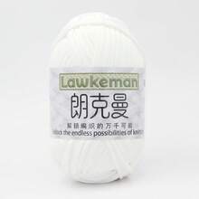 Lawkeman 5 peças/500g Fio de Camiseta - Fio de Poliéster de Alta Qualidade, 30m/peça - Fio de Tecido Macio, Adequado para Crochê, Fio de Tricô Multicolorido - Ideal para Cestas, Bolsas, Mantas, Chapéus, Brinquedos, Lenços DIY - Multicolorido - Visão 51