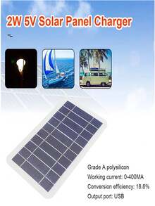Portable Foldable Solar Charger Panel, Flexible Mini High-Efficiency Fast Charging Panel With USB Output, Suitable For Phones/Power Banks/Vehicle Devices, Outdoor Camping Hiking Emergency Charger - Solar Charging Panels - View 12