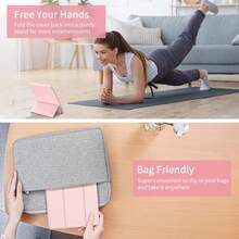 适用于三星 Galaxy Tab A11 平板电脑的保护壳，全方位防震，超薄/智能支架/自动唤醒，三折式平板电脑保护壳，适用于三星 Galaxy Tab S10lite 平板电脑外壳，适用于三星 Galaxy Tab S11 11 英寸 (2025)/S10 Lite 10.9 英寸/A9/A8/A7 Lite/A9PULS，iPad 保护壳，适用于 iPad 第十代保护壳，iPad A16 保护壳，适用于 Redmi Pad 2 11 英寸/Redmi Pad SE 11 英寸平板电脑保护壳，适用于三星 Galaxy Tab/iPad/Redmi - 粉色 - 查看 9