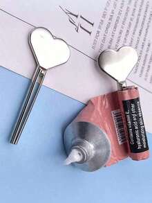 Mini Manual Squeezer For Toothpaste Tubes And Facial Cleansers, Bathroom Accessory - 銀色 - 查看 4