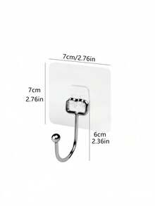 16口袋门后悬挂式收纳袋，透明口袋，可作鞋架使用，适用于卧室、客厅、衣柜等墙面，适合收纳小物件和衣物，带挂钩的可折叠悬挂式收纳袋 - 彩色 - 查看 17