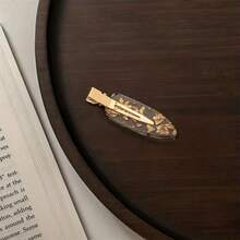 10个金色发夹，无缝发夹，伴娘发夹，伴娘礼物，求婚礼物，完美无缝礼物 - 金色 - 查看 4