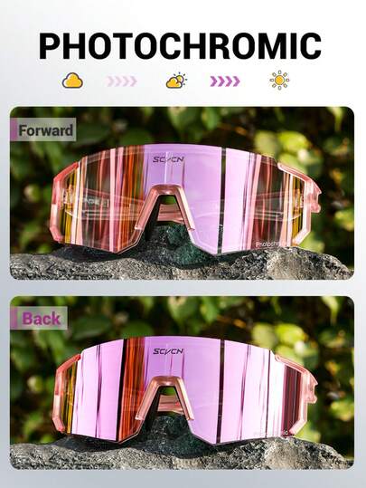 Nuevas gafas de ciclismo fotocromáticas SCVCN, gafas para montar de día y de noche, unisex, gafas para bicicleta de montaña, gafas para bicicleta de carretera, gafas para deportes al aire libre, accesorios para viajes y campamento