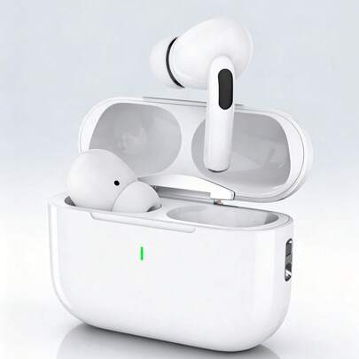 Wireless Earbuds - True Wireless Earphones Compatible With Apple And Android, Built-In Microphone, Sweat-Resistant, White, Wireless Headphones, Airbuds, True Wireless Earbuds