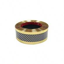 1pc Multi-Color Car Door Sill Protector Sticker, Practical Anti-Scratch Sticker, Universal Decorative Scuff Plate, Adds Unique Style To Car Pedals, Also Protects Bumper And Door Edges, Essential Car Modification Accessory - 1pc Door Threshold Protector - View 13