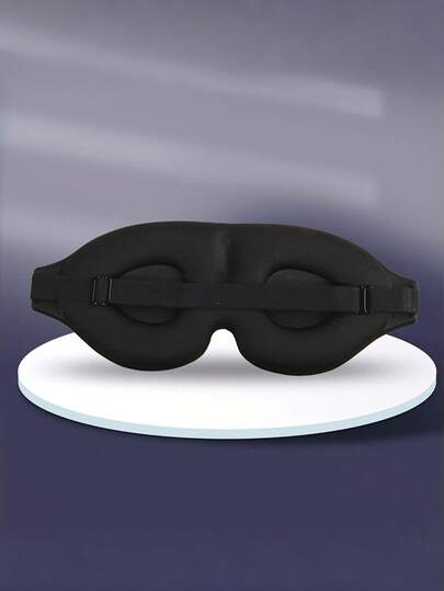 1pc Ultra-Soft 3D Silk Sleep Eye Mask - Fragrance-Free, Paraben-Free, Suitable For All Skin Types - Perfect For Travel & Napping, 3D Eye Mask Sleep Blackout Fatigue Siesta Sleeping Breathable Non-Pressure For Students Men Women