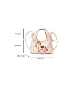 Sweet Style Bag; Fashionable And Stylish Girl's Crossbody Bag; Mini Handbag; Key Pouch; Lipstick Pouch; Parent-Child