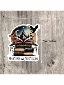1pc/3pcs Magic Book Illustration Stickers, 67 Six Seven Italian Brainrot Game Sticker - Waterproof Durable Vinyl Decal With Strong Adhesive, Vibrant Cartoon Character Design For Cars, Laptops, Laptop Decoration, Playful Design, Highquality Print - Multicolor - View 3