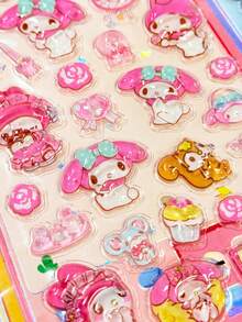 Cute Mini Reusable Stickers, Suitable For Planner, Diary, Notebook, Laptop, Phone Case And Decoration - Multicolor - View 3