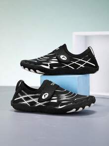 Kids' Summer Aqua Shoes, Breathable Non-Slip Water Shoes, Outdoor Quick-Dry Amphibious Sports Shoes For Boys And Girls - Black - View 4