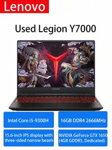 Lenovo 拯救者 Y7000 電競遊戲專用二手電腦 i5-9300H 獨顯 + 高色域螢幕15.6吋 主流網路流暢運作 沉浸遊戲體驗 二手筆記型電腦 黑色 - 黑色 - 查看 1
