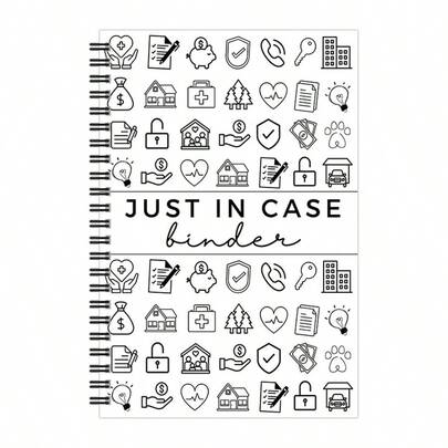 完整的紧急生活规划工具包和终极遗产规划师 - 15孔活页夹，包含145+页 | 丧葬安排、身后事准备、遗嘱、授权委托书、医疗指示 | 带标签分隔页和清单的A-Z生活管理指南 | 耐用且易于使用的临终规划工具