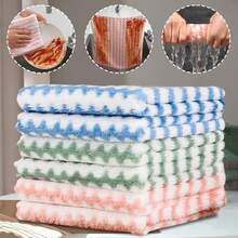 5片/10片装超细纤维洗碗布，高吸水性清洁布，多用途家用清洁工具 - 彩色 - 查看 2