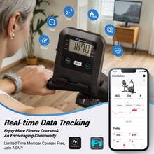 MERACH Recumbent Exercise Bike For Home With Smart Bluetooth And Exclusive App Connectivity, LCD, Heart Rate Handle, Magnetic Recumbent Bikes - S08 Recumbent Bike - View 7