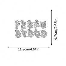 Creative Digital Dies, DIY Scrapbooking Album And Embossing Stencil, Greeting Card Making Tool, Card Paper Cutting Crafts ,Gift Card Making Template Die Cuts. - Silver - View 9