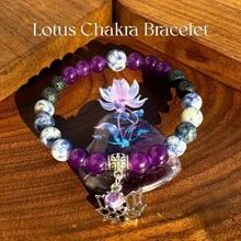 Chakra Bracelet, 6mm Rose Quartz, Rhodonite, Unakite Round Natural Stones Beads, Prosperity & Love, Boho Style Jewelry Gift For Women, Luxury Crystal Present For Lover - Multicolor - View 8