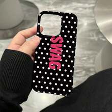 时尚波点 SWAG 手机壳保护套，兼容 17、17pro、17promax、16Pro、16ProMax、14、15、16、13、14、15、12、11 Promax、Plus、Pro，光泽亮丽，坚固耐用，防刮花，时尚美观，是完美的礼物之选。 - 彩色 - 查看 4