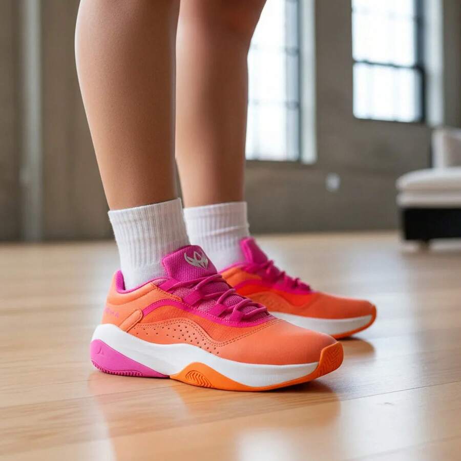 Tenis Pirma Running Para Mujer 2017 Slam - Naranja - Ver 1