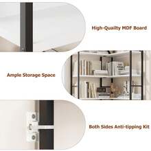 Bookcases - White - View 6