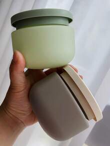 Refillable Travel Size Cosmetic Containers, Multi-Functional Divided Bottles With Protective Caps, 250ml Empty Cosmetic Jars, Mask/Cream Boxes, Travel Accessories With Lids, Cream Bottles, Hair Mask Jars, Moisturizer Bottles, Scrub Jars, Makeup Containers, Body Lotion Tubs, Perfect Storage Solution, Great Gift Choice - Multicolor - View 2