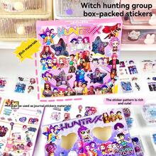 Eid Mubarak Cartoon Witch Hunting Sticker Box, Rich Patterns With Die-Cut, Creative DIY Scrapbooking Stickers For Girls, Friends, Classmates, Party Favors - Multicolor - View 7