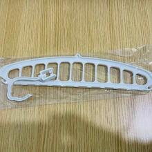 2个装节省空间衣架，带11个挂钩，节省空间，适合衣柜收纳和宿舍必备 - 彩色 - 查看 6