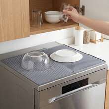 Silicone Drying Mat - A Mat With Anti-Slip Design And Drainage Holes That Can Quickly Dry Pots, Bowls, Utensils. This Durable Countertop Protective Mat Is A Must-Have For The Kitchen, Long-Lasting And Durable. - Multicolor - View 6