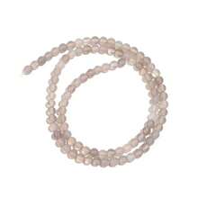 1 st naturlig agat- och kalcedonpärlsträng, 4/6/8/10/12 mm naturstenspärlor för gör-det-själv-smyckestillverkning - grå agat - Visa 10