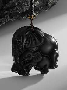 1 chiếc mặt dây chuyền hình hoa cúc giọt nước phong cách retro punk đính đá Cubic Zirconia, dây chuyền hợp kim, phụ kiện thường ngày cho nam giới và công sở. - Dây chuyền hoa cúc đính đá giọt nước - Xem 11
