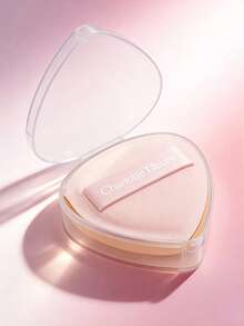 Charlotte Tilbury 心形化妆海绵，蓬松柔软，粉扑，粉底海绵，易于晕染，化妆工具，粉扑，心形，柔软海绵，粉底美妆蛋，不吸水，化妆工具，聚氨酯材质 - 粉色 - 查看 1