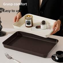 Reusable Covered Dustproof Tray, Unbreakable Fruit/Dessert/Snack/Cake Display Platter, Suitable For Festivals, Weddings, Parties, And Banquets - Brown - View 7