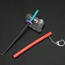 2025 New - 1pc Anime Peripheral Nichirin Sword Mini Version Alloy Weapon Model Keychain Pendant Fan Collection Display - Birthday Gift - Holiday Gift - Perfect Gift - Collection Gift - Gift - Multicolor - View 12